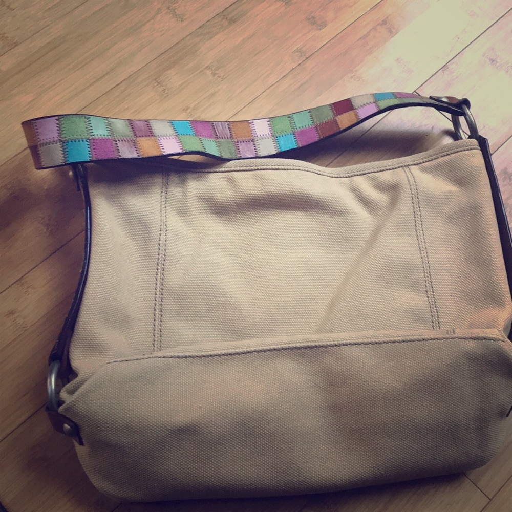 Fossil brand tote